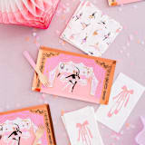 "Pirouette Large Napkins - Pack of 16" - Napkins in multicolor by Jollity and Co