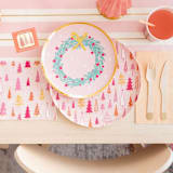 "Jingle All the Way Large Napkins - Set of 20" - Napkins in multicolor by Jollity and Co