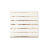 "Rose Gold Frenchie Stripes Petite Napkins" - Napkins in copper by Jollity and Co