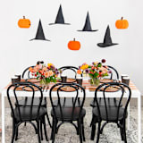 "Check It! Halloween Check Guest Napkins - Set of 16" - Napkins in multicolorassorted-colors by Jollity and Co