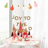 "Joy Petite Napkins - Set of 16" - Napkins in pink by Jollity and Co