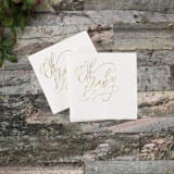"Oh Baby Gender Neutral Baby Shower Napkins" - Napkins in white by Papel Custom Design