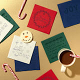 "Vintage Christmas Holiday Napkin Pack, cocktail size, set of 20" - Napkins in multicolor by ForYourParty