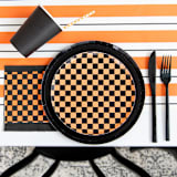 "Check It! Halloween Cocktail Napkins - Set of 20" - Napkins in multicolorassorted-colors by Jollity and Co
