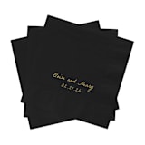 "Script Wedding Cocktail Napkins, Pack of 200" - Napkins in multicolorassorted-colors by Studio Lavender