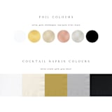 "Script Wedding Cocktail Napkins, Pack of 200" - Napkins in multicolorassorted-colors by Studio Lavender