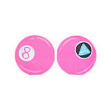 "Y2K Magic 8 Ball Large Napkins - Pack of 16" - Napkins in pink by Jollity and Co
