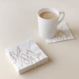 "Best Day Ever Napkin Pack, cocktail size, pack of 50" - Napkins in white by ForYourParty