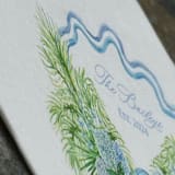 "Coastal Elegance Wedding Cocktail Napkins" - Napkins in white by Papel Custom Design