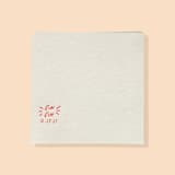 "Custom Cin Cin Napkin, cocktail size, set of 100" - Napkins in white by ForYourParty
