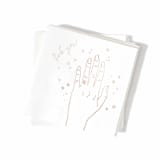 "Heck Yes! Napkin Pack, cocktail size, pack of 50" - Napkins in white by ForYourParty