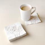 "Heck Yes! Napkin Pack, cocktail size, pack of 50" - Napkins in white by ForYourParty