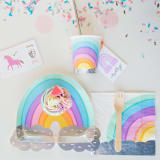 "Over the Rainbow Large Napkins - Pack of 16" - Napkins in multicolor by Jollity and Co
