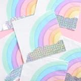 "Over the Rainbow Large Napkins - Pack of 16" - Napkins in multicolor by Jollity and Co