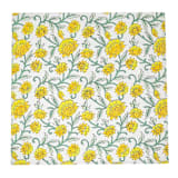 "Daffodil Napkins, Set of 4" - Napkins in yellow by Jenny Roberts