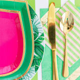 "Rockin' Robin Cocktail Napkins - Set of 16" - Napkins in pink by Jollity and Co