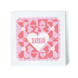 "XOXO Heart Napkin Pack, cocktail size, pack of 20" - Napkins in multicolor by ForYourParty
