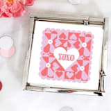 "XOXO Heart Napkin Pack, cocktail size, pack of 20" - Napkins in multicolor by ForYourParty
