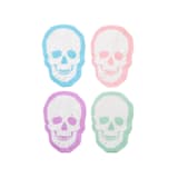 "Pastel Skull Large Napkins - Set of 16" - Napkins in white by Jollity and Co