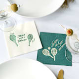 "Match Made in Heaven Tennis Napkin, set of 50" - Napkins in white by ForYourParty