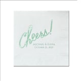 "Cheers! Custom Napkin - Pack of 100" - Napkins in multicolorassorted-colors by Papel Custom Design