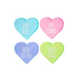 "Y2K Candy Hearts Cocktail Napkins - Pack of 20" - Napkins in multicolorassorted-colors by Jollity and Co