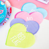 "Y2K Candy Hearts Cocktail Napkins - Pack of 20" - Napkins in multicolorassorted-colors by Jollity and Co