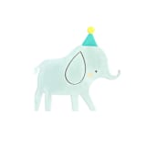 "Little Celebrations Elephant Petite Napkins - Set of 16" - Napkins in blue by Jollity and Co