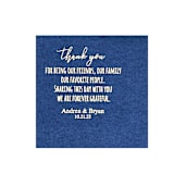 "Custom Foil Expressing Gratitude Napkin - Pack of 100" - Napkins in multicolorassorted-colors by Papel Custom Design