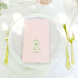 "Romantic Bow Bridal Shower Napkin, guest towel, set of 100" - Napkins in pink by ForYourParty