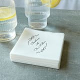 "Holiday Bows Luncheon Napkins" - Napkins in green by ForYourParty