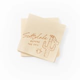 "Scottsdale Before the Veil Napkin Pack, cocktail size, pack of 50" - Napkins in copper by ForYourParty