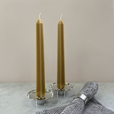 "12" Square Tapers (pair) Natural" - Candles in natural by Jessie Green