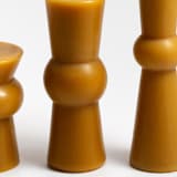 "Josee Pillar Set of 3 Natural" - Candles in natural by Jessie Green