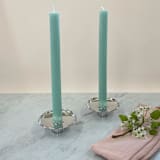 "12" Church Tapers (pair) Robin's Egg Blue" - Candles in blue by Jessie Green