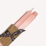 "12" Square Tapers (pair) Blush" - Candles in pink by Jessie Green