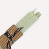 "12" Square Tapers (pair) Celadon" - Candles in green by Jessie Green