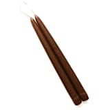 "The 11 Inch Hand-Dipped Taper Candle in Dark Brown" - Candles in brown by Millstream Home