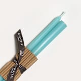 "12" Everyday Tapers (pair) Robin's Egg Blue" - Candles in blue by Jessie Green