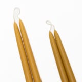 "The 11 Inch Hand-Dipped Taper Candle in Honey" - Candles in yellow by Millstream Home