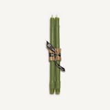 "12" Bamboo Tapers (pair) Sage" - Candles in green by Jessie Green