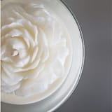 "Clear Peony Candle (White)" - Candles in white by LiveYoung Candle Co.