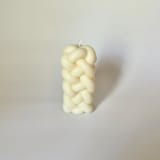 "White Rope Candle" - Candles in white by Over By The Moon