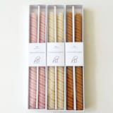 "HELIX TAPERS set of 6 // ROSEWATER, CATHEDRAL, ORO" - Candles in multicolorassorted-colors by borrowed BLU