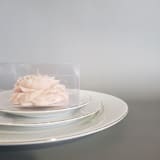 "Wax Peony Candle (Tan)" - Candles in brown by LiveYoung Candle Co.