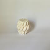 "White Thick Woven Candle" - Candles in white by Over By The Moon