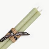 "12" Twig Tapers (pair) Celadon" - Candles in green by Jessie Green