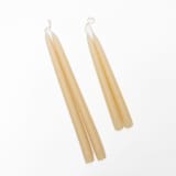 "The 11 Inch Hand-Dipped Taper Candle in Ivory" - Candles in white by Millstream Home