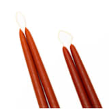 "The 14 Inch Hand-Dipped Taper Candle in Burnt Orange" - Candles in orange by Millstream Home