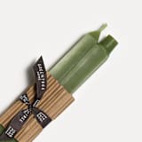 "12" Square Tapers (pair) Sage" - Candles in green by Jessie Green